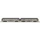 Madison Heavyweight Combine, Diner Set - 3-Rail - Ready to Run -- Santa Fe 3004, 1468 (gray, black), O, Atlas O 3001770B