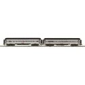 Madison Heavyweight Combine, Diner Set - 3-Rail - Ready to Run -- Santa Fe 3004, 1468 (gray, black), O, Atlas O 3001770B
