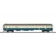 Type BDylf 457 2nd Class Cab Control Car - 3-Rail - Ready to Run -- German Federal Railroad DB (Era IV 1980, ocean blue, ivory, 