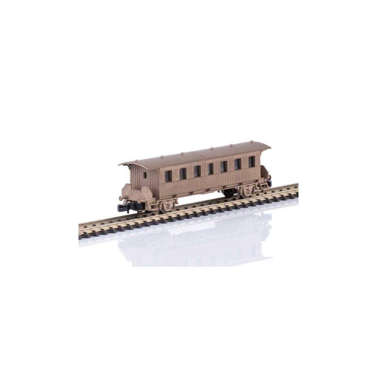 2-Axle Open Platform Coach - Ready to Run -- Real Bronze Casting, Z, Marklin, Inc 87003