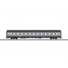 Type Bz Eurofima 2nd Class Compartment Car - 3-Rail - Ready to Run -- Italian State Railroad FS (Era V 1995, 2-Tone Gray), HO, M