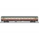 Type Avmz 111 1st Class Compartment Car - 3-Rail - Ready to Run -- German Federal Railroad DB (Era IV 1980, red, beige, gray), H