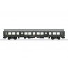 Type Bmh Halberstadt Center Entry Car - 3-Rail - Ready to Run -- German State Railroad DR (Era IV 1980s, green, silver & green, 