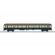 Type ABm 225 2nd Class Coach - 3-Rail - Ready to Run -- German Federal Railroad DB (Era IV 1980, Ocean Blue, ivory), HO, Marklin