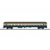Type ABm 225 2nd Class Coach - 3-Rail - Ready to Run -- German Federal Railroad DB (Era IV 1980, Ocean Blue, ivory), HO, Marklin