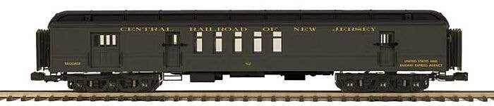 Madison Heavyweight Railway Post Office - 3-Rail - Ready to Run -- Central Railroad of New Jersey 61 (Pullman Green, black), O, 