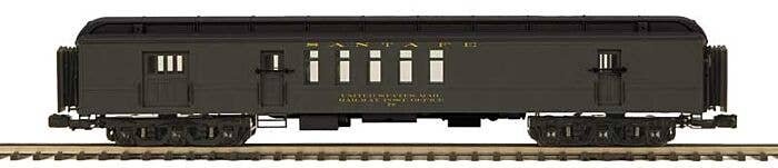 Madison Heavyweight Railway Post Office - 3-Rail - Ready to Run -- Santa Fe 70 (Pullman Green, black), O, Atlas O 3001771