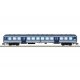 Type Bnrz 451 2nd Class Commuter Coach - Ready to Run - Minitrix -- Rail Service Company SVG 50 80 22-34 116-0 (Era VI 2022, blu