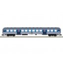 Type Bnrz 451 2nd Class Commuter Coach - Ready to Run - Minitrix -- Rail Service Company SVG 50 80 22-34 116-0 (Era VI 2022, blu