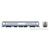 Rohr RTL Turboliner Snack Bar Coach - Ready to Run -- Amtrak 186 (Phase III Late, white, blue, red, black roof), N, Rapido Train
