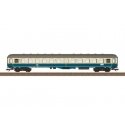 Type Bylb 421 2nd Class Coach - Ready to Run -- German Federal Railroad DB (Era IV 1980, ocean blue, ivory, gray), HO, Trix 2316