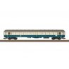 Type Bylb 421 2nd Class Coach - Ready to Run -- German Federal Railroad DB (Era IV 1980, ocean blue, ivory, gray), HO, Trix 2316