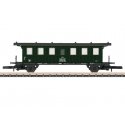 Wurttemberg Type Ci WU 04/05 Crew Coach - Ready to Run -- German Federal Railroad DB (Era III 1952, green, gray), Z, Marklin, In
