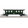 Wurttemberg Type Ci WU 04/05 Crew Coach - Ready to Run -- German Federal Railroad DB (Era III 1952, green, gray), Z, Marklin, In