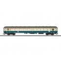 Type ABylb 411 1st and 2nd Class Coach - 3-Rail - Ready to Run -- German Federal Railroad DB (Era IV 1980, ocean blue, ivory, gr