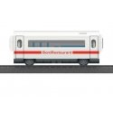 ICE 3 Add-On Passenger Car for My World Battery Train Sets -- German Railway DB AG (white, red), HO, Marklin, Inc 44123