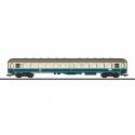 Type Bylb 421 2nd Class Coach - 3-Rail - Ready to Run -- German Federal Railroad DB (Era IV 1980, ocean blue, ivory, gray), HO, 
