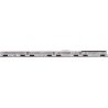 70′ Baggage, Coach, Dome, Observation Set - 3-Rail - Premier -- Amtrak 1007, 4822, 9401, 3342 (Phase I, silver, red, blue), O,