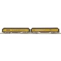 Madison Heavyweight Combine, Diner Set - 3-Rail - Ready to Run -- Union Pacific 2512, 3615 (Armour Yellow, gray), O, Atlas O 300