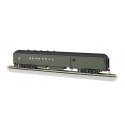 72′ Heavyweight Combine w/2-Window Door - Ready to Run -- Painted, Unlettered, (Pullman Green, black), HO, Bachmann Industries