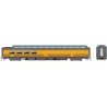 SP 3/4 Dome-Lounge - Ready to Run -- Southern Pacific 3602 (Armour Yellow, gray, red, Fluted Sides), HO, Rapido Trains Inc 17500