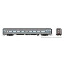 CC&F Lightweight Coach - Ready to Run - Super Continental Line(TM) -- Amtrak 6443 (Phase 1, silver, red, blue, white, Arrow Logo