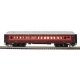 60′ Heavyweight Coach - 3-Rail - Ready to Run - Trainman(R) -- Conway Scenic Railroad (maroon, red, cream), O, Atlas O 2001149