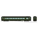 Canadian Car & Foundry Balloon-Top Coach - Ready to Run -- Painted, Unlettered (green, black), HO, Rapido Trains Inc 125099