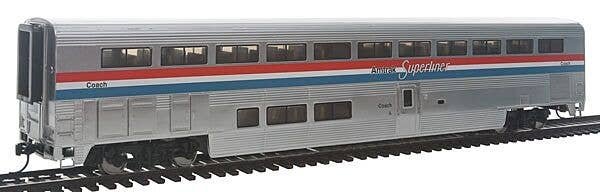 85′ Pullman-Standard Superliner I Coach - Standard - Ready to Run -- Amtrak(R) (Phase III), HO, WalthersProto 11011