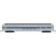 Budd 85′ Full-Length Dome with Lights - Ready to Run - Silver Series(R) -- Amtrak (Phase VI, silver, blue, red, white Travelsc