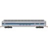 Budd 85′ Full-Length Dome with Lights - Ready to Run - Silver Series(R) -- Amtrak (Phase VI, silver, blue, red, white Travelsc