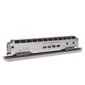 Budd 85′ Full-Length Dome with Lights - Ready to Run - Silver Series(R) -- Burlington Northern Santa Fe 31 Bay View (silver), 