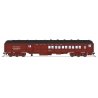 Heavyweight Coach-Baggage-Combine - Ready to Run -- Santa Fe 2403 (mineral red, black, white), HO, Broadway Limited Imports 9110