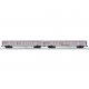 18′ Streamlined Fluted Coach 2-Pack - 3-Rail - Ready to Run - RailSounds -- Pennsylvania Railroad (silver, Tuscan), O, Lionel 
