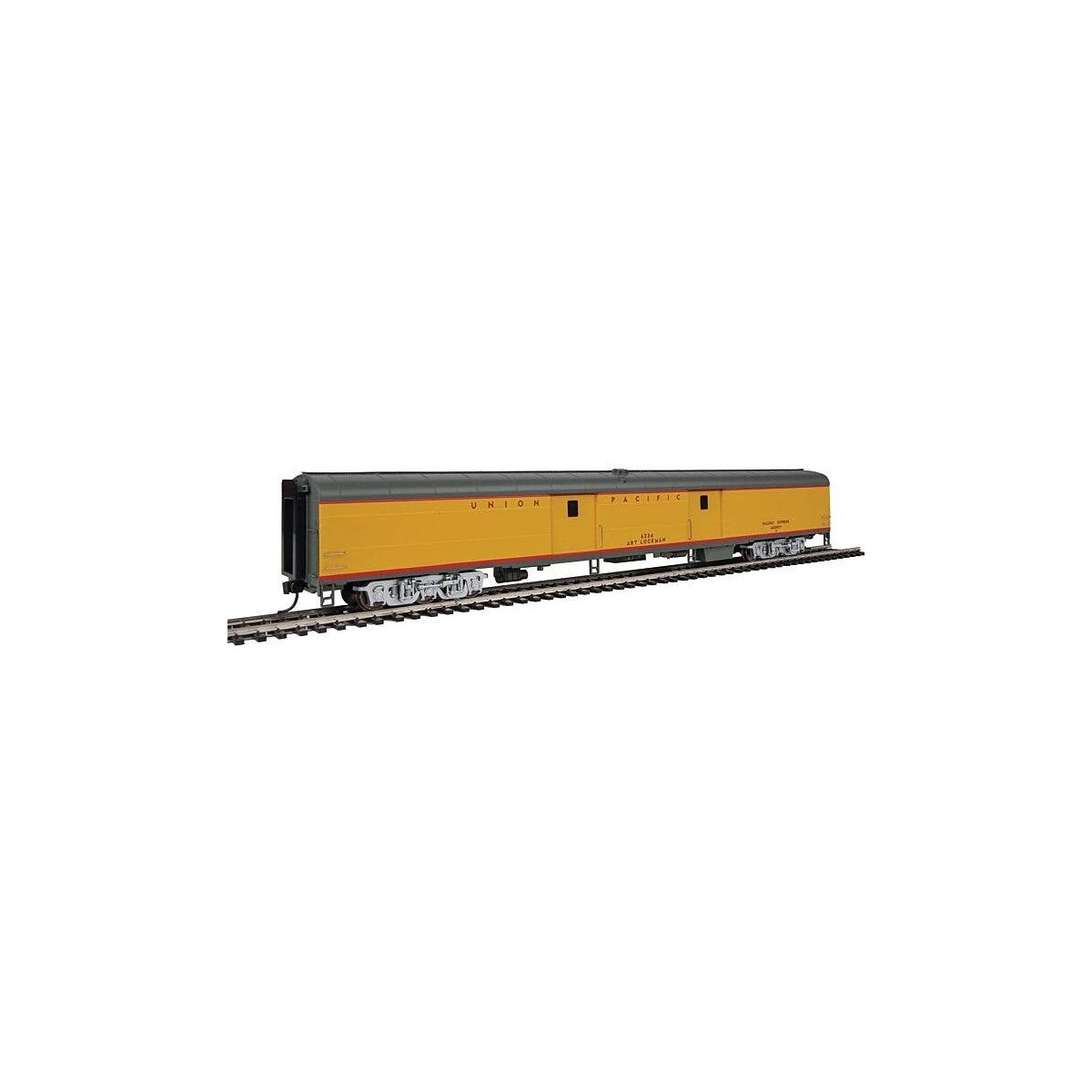 85` ACF Baggage Car - Standard - Heritage Fleet -- Union Pacific(R) `Art Lockman` (Early Printed Name, Numbered Decals), HO, Wal