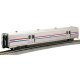 Viewliner II Baggage Car - Ready to Run -- Amtrak 61058 (Phase III Heritage silver, blue, white, red), HO, Kato USA Inc 356212