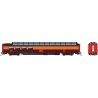 SP 3/4 Dome Lounge Fluted Sides - Ready to Run -- Southern Pacific 3604 (Daylight, red, orange, black), N, Rapido Trains Inc 575