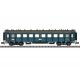 Type CCu 3rd Class Coach - Ready to Run - Minitrix -- German State Railroad DR (Era II 1908 Fantasy Scheme, blue, gray), N, Trix
