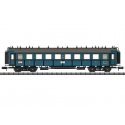 Type CCu 3rd Class Coach - Ready to Run - Minitrix -- German State Railroad DR (Era II 1908 Fantasy Scheme, blue, gray), N, Trix