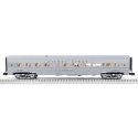 18′ Streamlined Fluted Diner - 3-Rail - Ready to Run - StationSounds -- Lionel Lines 4500 (silver), O, Lionel 2527210