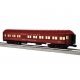 18′ Heavyweight Diner- 3-Rail - Ready to Run - StationSounds -- Lionel Lines 2647 (red), O, Lionel 2527280