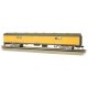 72′ Smooth-Side Baggage - Ready to Run -- Union Pacific 5714 (Armour Yellow, gray, red), HO, Bachmann Industries 14403