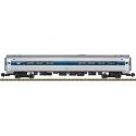 Amfleet(R) Club/Food Service with Lighting - Ready to Run -- Amtrak 48183 (Phase VI, silver, blue, red, white, Travelmark Logo),