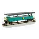Open-Sided Excursion Car w/Seats - Ready to Run - Silver Series(R) -- Cass Scenic Railroad, HO, Bachmann Industries 17445