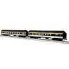 Heavyweight 18′ Combine & Coach - Scale 3-Rail - Ready to Run -- Chesapeake & Ohio 458, 718 (blue, gray, yellow), O, Lionel 23