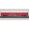 Smooth-Side Baggage-RPO - Ready to Run -- 2022 Christmas Car - North Pole & Southern (maroon, red, white, green), HO, Con-Cor 70