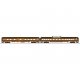 21′ Smooth-Side Dome, Sleeper 2-Car Set - 3-Rail - Ready to Run -- Great Northern (Empire Builder. Omaha Orange, Pullman Green