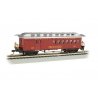 1860 - 1880 Wood Combine - Ready to Run - Silver Series(R) -- Durango & Silverton 150 `Elk Park` (red), HO, Bachmann Industries 
