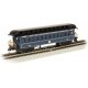 Old-Time Wood Coach with Round-End Clerestory Roof - Ready to Run -- Baltimore & Ohio (Royal Blue Scheme, blue, black), HO, Bach