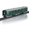 Lightweight Passenger Set w/Baggage & 4 Cars - 3-Rail - Ready to Run -- Swiss Federal Railways SBB (Era III 1950, green, silver)